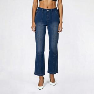 Juniors No Comment High Rise Porkchop Pocket Straight Leg Jeans alternate view
